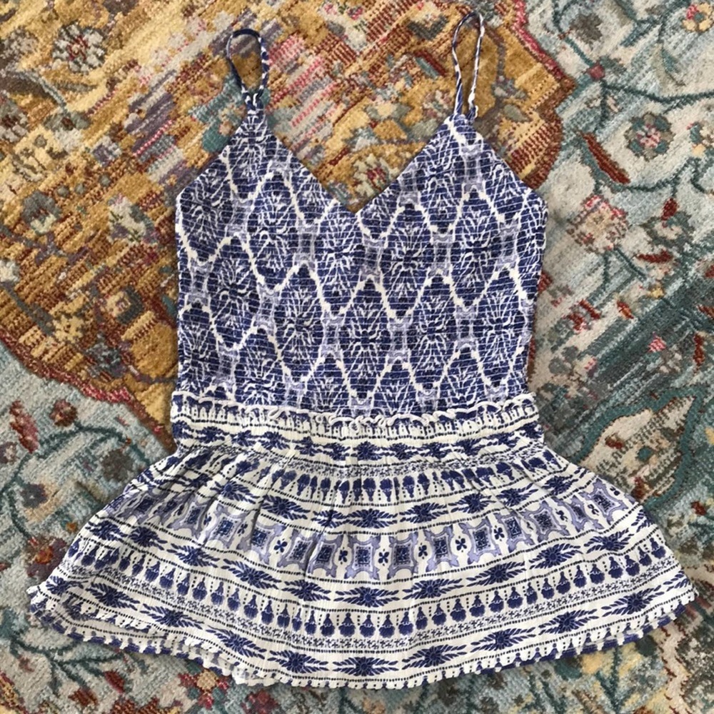Anthropologie | Patrons of Peace NWOT Peplum Top Size XS
